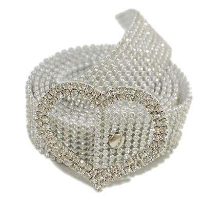 Full Rhinestone Belt Women's Fashionable All-match Full-Diamond Belt