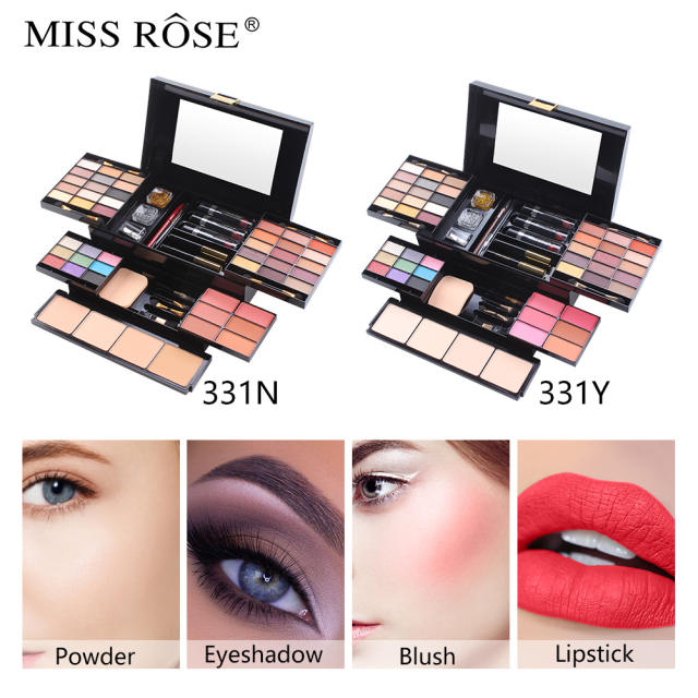 Makeup 39-Color Matte Eye Shadow Box Makeup Box Blush Highlighter Powder Box Multi-Functional Contouring Palette