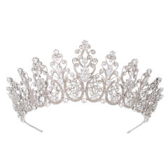 Popular Korean Style Diamond Bridal Crown Zircon Crown
