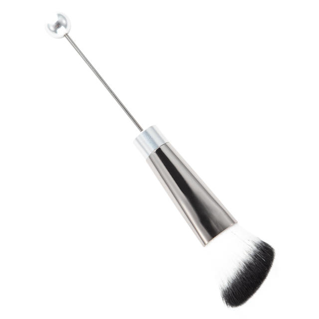 5pcs set DIY metal handle beaded makeup brush suit without bead