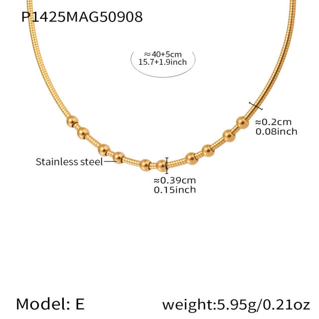 Color enamel fruit diamond heart multi charm stainless steel necklace choker necklace