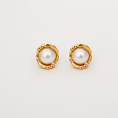 New Chinese Style Natural Freshwater Pearl Earrings
