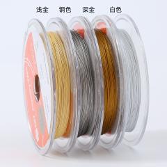 Steel Wire Beading Special Gold Wire Soft Wire 304 Stainless Steel 50m Long DIY Necklace Bracelet Wire