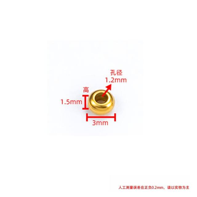 Stainless steel spacer beads diy jewelry accessories necklace bracelet beaded loose beads 20pcs/pack