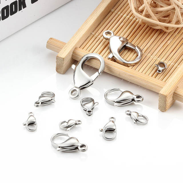 Stainless Steel 18K Gold Color-Preserving Lobster Clasp 10pcs/pack