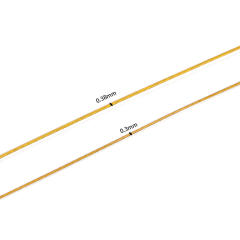 Steel Wire Beading Special Gold Wire Soft Wire 304 Stainless Steel 50m Long DIY Necklace Bracelet Wire