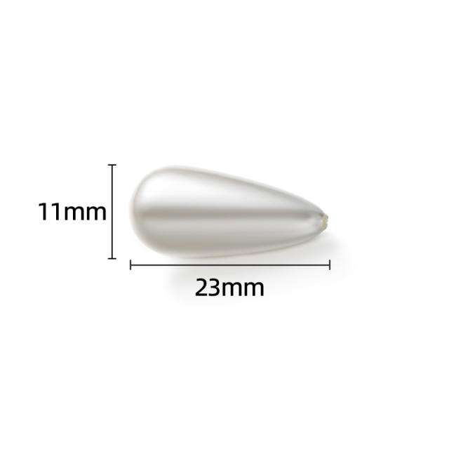 ABS pearl imitation pearl bead diy jewerlry accessory drop pearl accessory 20pcs/pack