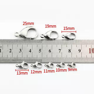 Stainless Steel 18K Gold Color-Preserving Lobster Clasp 10pcs/pack