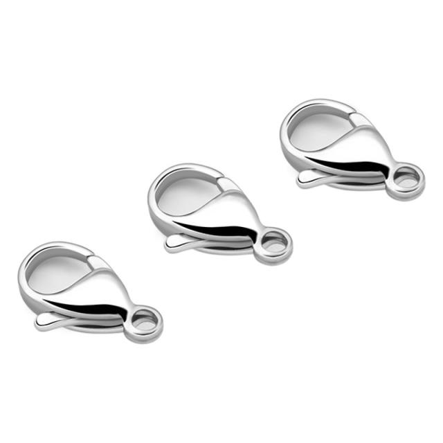 Stainless Steel 18K Gold Color-Preserving Lobster Clasp 10pcs/pack