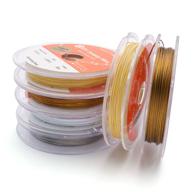 Steel Wire Beading Special Gold Wire Soft Wire 304 Stainless Steel 50m Long DIY Necklace Bracelet Wire
