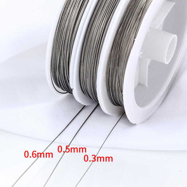 Stainless steel new wire 0.3/0.5/0.6mm wire diameter jewelry line DIY necklace bracelet beaded accessories