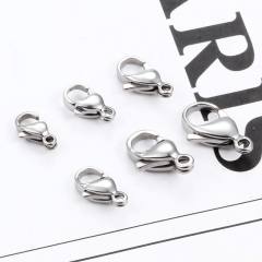 Stainless Steel 18K Gold Color-Preserving Lobster Clasp 10pcs/pack