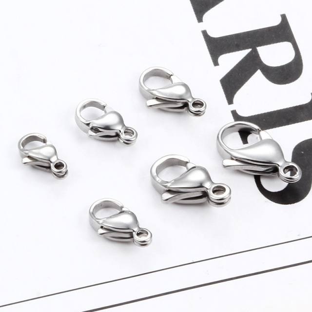 Stainless Steel 18K Gold Color-Preserving Lobster Clasp 10pcs/pack