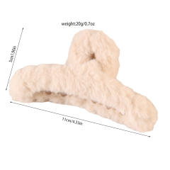 Stuffed Hair Clip Furry Hair Clip Large Hair Volume Shark Clip