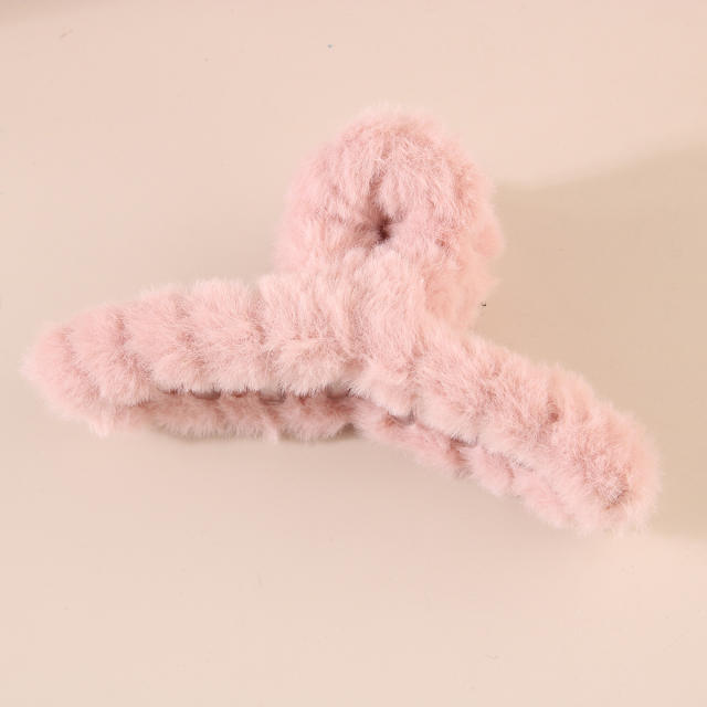 Stuffed Hair Clip Furry Hair Clip Large Hair Volume Shark Clip
