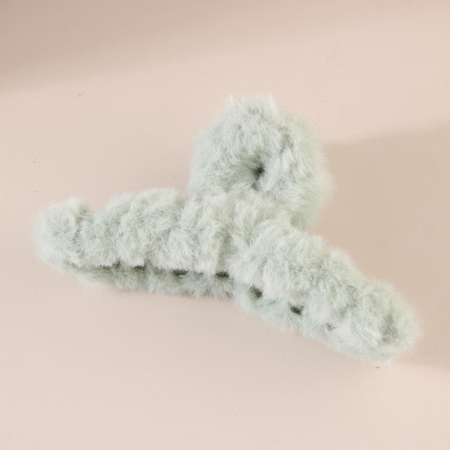 Stuffed Hair Clip Furry Hair Clip Large Hair Volume Shark Clip