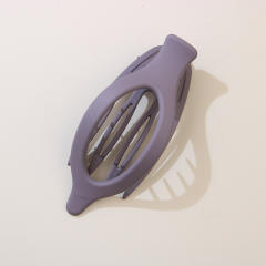 Leaf Oval Hairpin Fashion Simple Back of Head Hairpin Duckbill Clip