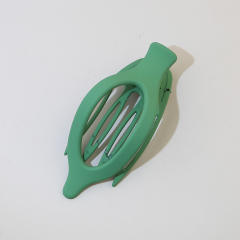 Leaf Oval Hairpin Fashion Simple Back of Head Hairpin Duckbill Clip