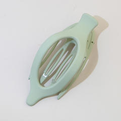 Leaf Oval Hairpin Fashion Simple Back of Head Hairpin Duckbill Clip