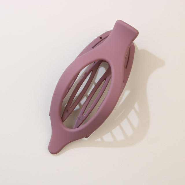 Leaf Oval Hairpin Fashion Simple Back of Head Hairpin Duckbill Clip