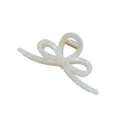 Bow Large Hair Clip for Women's Back of Head Hair Clip Shark Clip