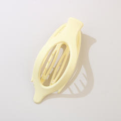 Leaf Oval Hairpin Fashion Simple Back of Head Hairpin Duckbill Clip