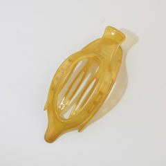 Leaf Oval Hairpin Fashion Simple Back of Head Hairpin Duckbill Clip