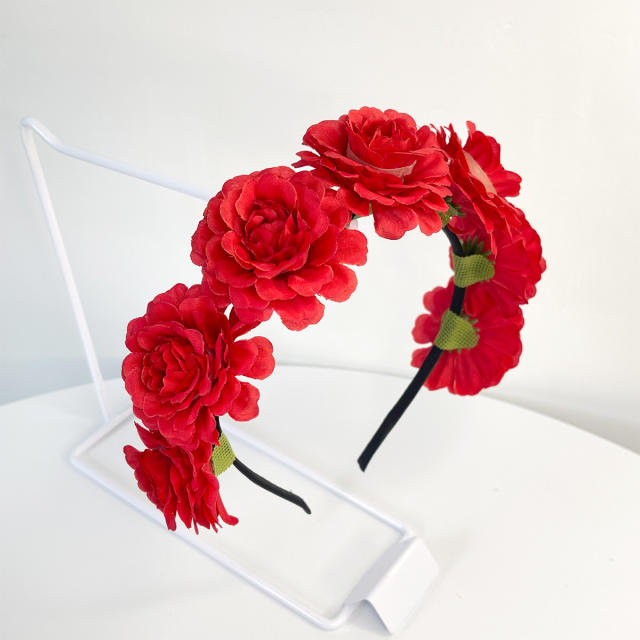 Spring summer new flower headband