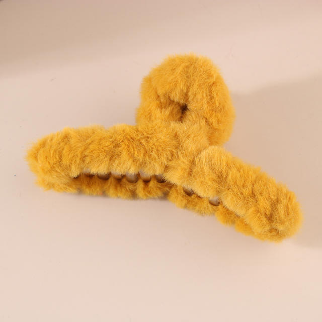 Stuffed Hair Clip Furry Hair Clip Large Hair Volume Shark Clip