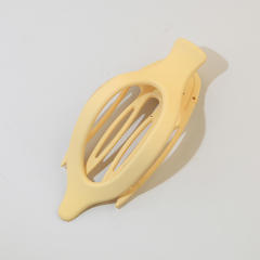 Leaf Oval Hairpin Fashion Simple Back of Head Hairpin Duckbill Clip