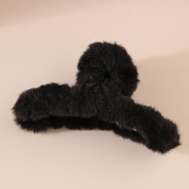 Stuffed Hair Clip Furry Hair Clip Large Hair Volume Shark Clip