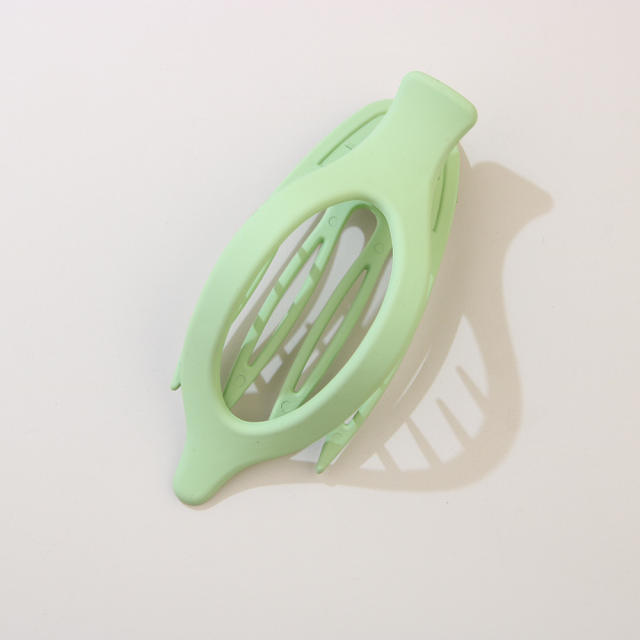 Leaf Oval Hairpin Fashion Simple Back of Head Hairpin Duckbill Clip