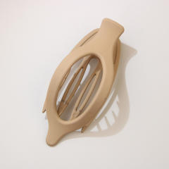 Leaf Oval Hairpin Fashion Simple Back of Head Hairpin Duckbill Clip