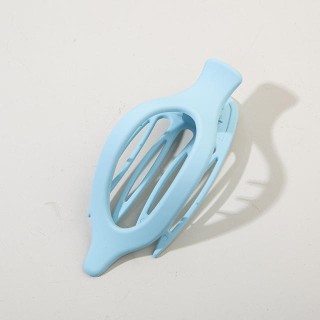 Leaf Oval Hairpin Fashion Simple Back of Head Hairpin Duckbill Clip