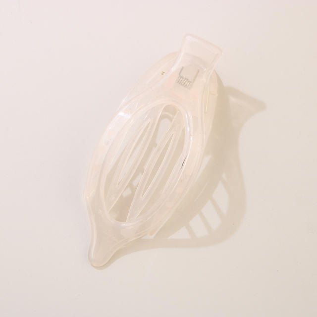 Leaf Oval Hairpin Fashion Simple Back of Head Hairpin Duckbill Clip