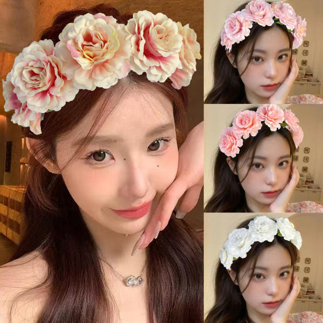 Spring summer new flower headband