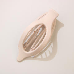 Leaf Oval Hairpin Fashion Simple Back of Head Hairpin Duckbill Clip