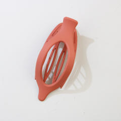 Leaf Oval Hairpin Fashion Simple Back of Head Hairpin Duckbill Clip