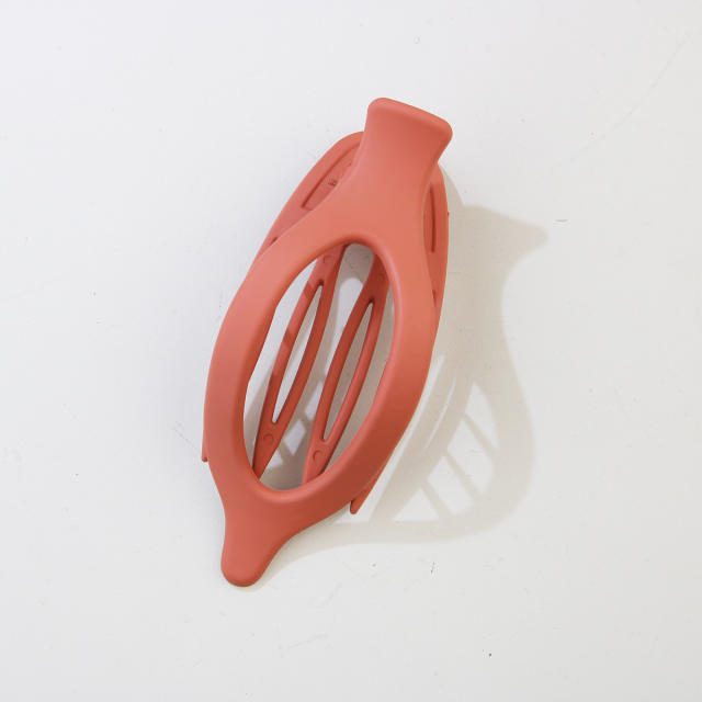 Leaf Oval Hairpin Fashion Simple Back of Head Hairpin Duckbill Clip