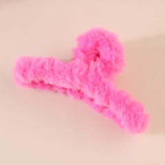 Stuffed Hair Clip Furry Hair Clip Large Hair Volume Shark Clip