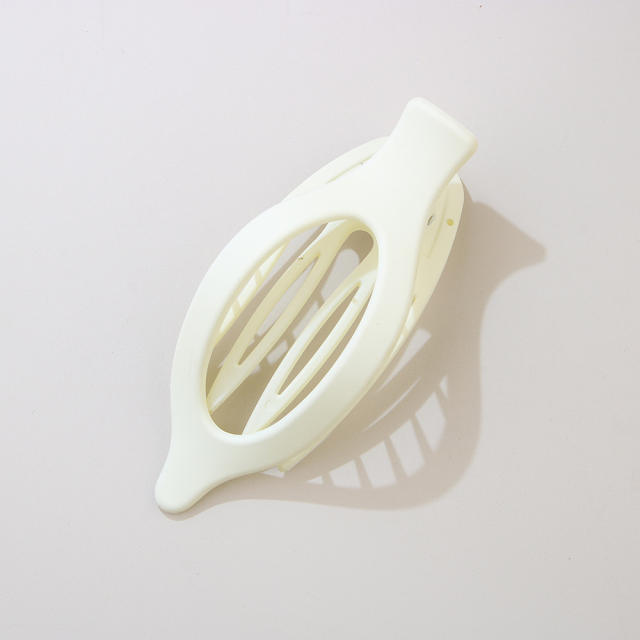 Leaf Oval Hairpin Fashion Simple Back of Head Hairpin Duckbill Clip