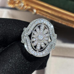 Palace trend diamond finger rings wedding rings