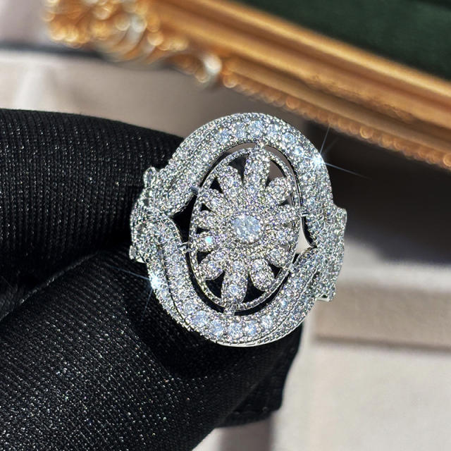 Palace trend diamond finger rings wedding rings