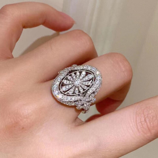 Palace trend diamond finger rings wedding rings