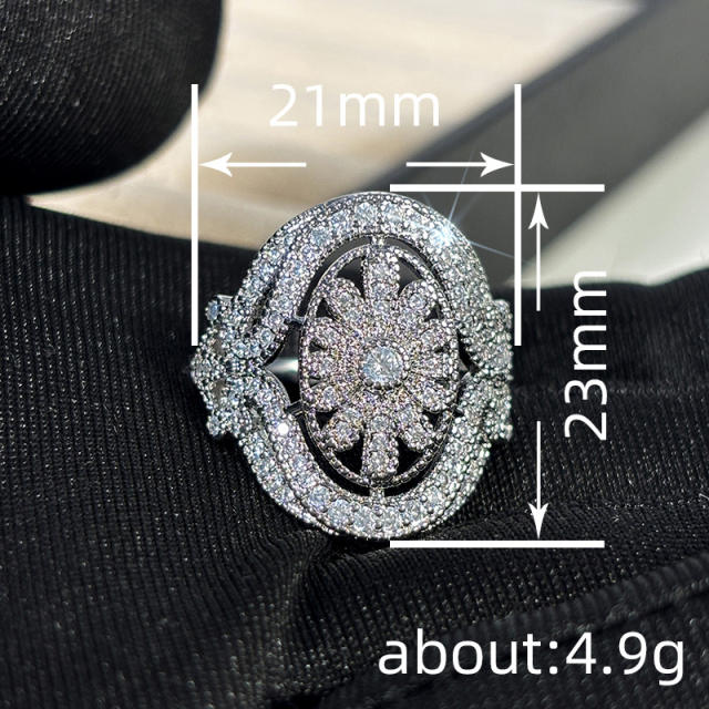 Palace trend diamond finger rings wedding rings