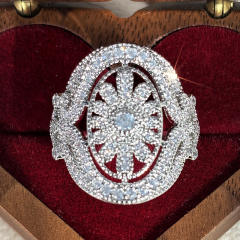 Palace trend diamond finger rings wedding rings