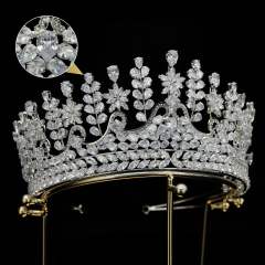 Korean bridal hair accessories Princess Crown wedding headdress zircon crown