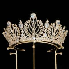 Popular Korean Style Diamond Bridal Crown Zircon Crown Tiara Wedding Headband