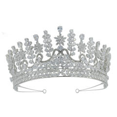 Korean bridal hair accessories Princess Crown wedding headdress zircon crown
