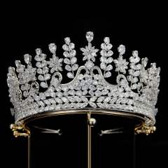 Korean bridal hair accessories Princess Crown wedding headdress zircon crown
